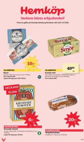 hemkop - Hemköp-reklambladet giltigt från 23/02/2026 - 01/03/2026