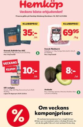 hemkop - Hemköp-reklambladet giltigt från 30/03/2026 - 06/04/2026