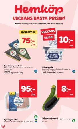hemkop - Aktuellt Hemköp reklamblad giltigt från måndag 04/05/2026 till söndag 10/05/2026