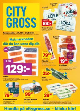 city-gross - Nytt City Gross reklamblad från måndag, 18/05/2026 till söndag, 24/05/2026