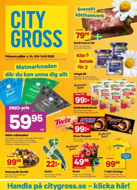 city-gross - Aktuellt City Gross reklamblad från måndag, 08/06/2026 till söndag, 14/06/2026