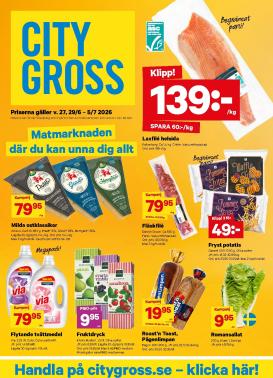 city-gross - Nytt City Gross reklamblad från måndag, 29/06/2026 till söndag, 05/07/2026