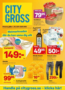 city-gross - City Gross-reklambladet giltigt från 22/09 - 28/09