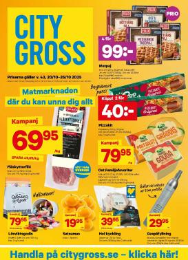 city-gross - City Gross-reklambladet giltigt från 20/10 - 26/10
