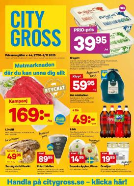 city-gross - City Gross-reklambladet giltigt från 27/10 - 02/11