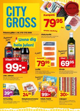 city-gross - City Gross-reklambladet giltigt från 01/12 - 07/12
