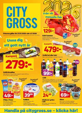 city-gross - City Gross-reklambladet giltigt från 27/12 - 04/01