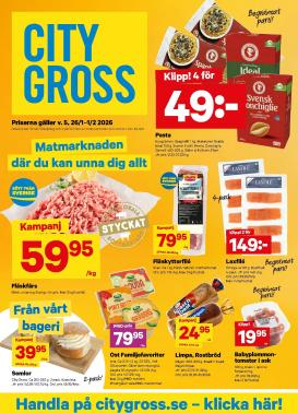 city-gross - City Gross-reklambladet giltigt från 26/01 - 01/02