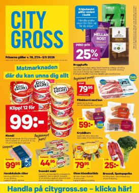 city-gross - City Gross reklamblad för nästa vecka från måndag 27/04/2026 till söndag 03/05/2026