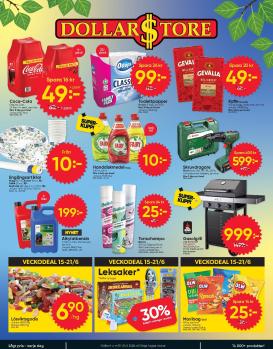 dollar-store - Aktuellt Dollar Store reklamblad från måndag, 15/06/2026 till söndag, 21/06/2026