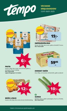 tempo - Tempo-reklambladet giltigt från 12/01 - 18/01