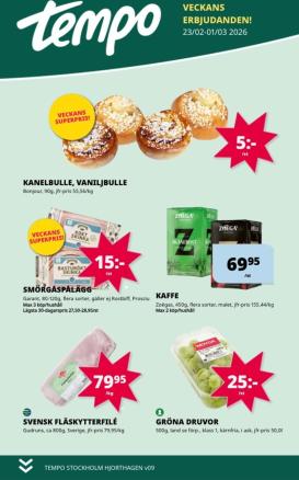 tempo - Tempo-reklambladet giltigt från 23/02/2026 - 01/03/2026