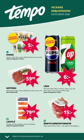 tempo - Tempo-reklambladet giltigt från 02/03/2026 - 08/03/2026