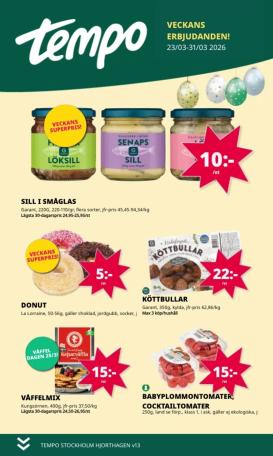 tempo - Tempo-reklambladet giltigt från 23/03/2026 - 31/03/2026