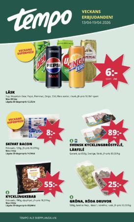 tempo - Tempo reklamblad för nästa vecka från måndag 13/04/2026 till söndag 19/04/2026