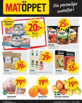 matoppet - Matöppet-reklambladet giltigt från 06/10 - 12/10