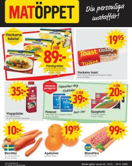 matoppet - Matöppet-reklambladet giltigt från 13/10 - 19/10