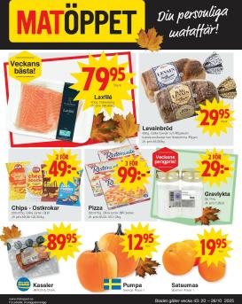 matoppet - Matöppet-reklambladet giltigt från 20/10 - 26/10