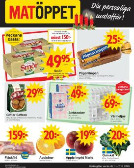 matoppet - Matöppet-reklambladet giltigt från 01/12 - 07/12