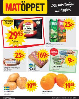 matoppet - Matöppet-reklambladet giltigt från 02/03/2026 - 08/03/2026