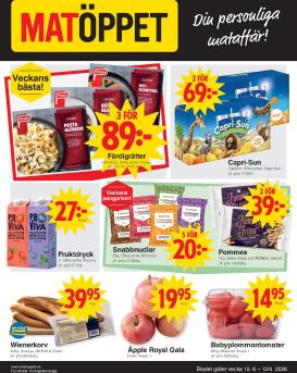 matoppet - Matöppet-reklambladet giltigt från 06/04/2026 - 12/04/2026