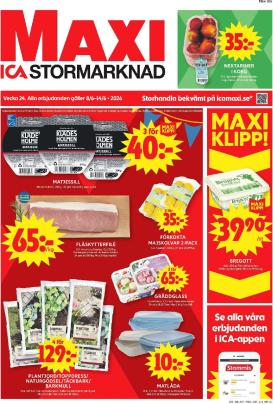 ica-maxi - Aktuellt ICA Maxi reklamblad från måndag, 08/06/2026 till söndag, 14/06/2026