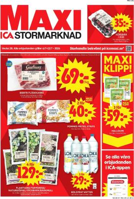 ica-maxi - Aktuellt ICA Maxi reklamblad från måndag, 06/07/2026 till söndag, 12/07/2026