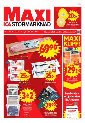 ica-maxi - Aktuellt ICA Maxi reklamblad från måndag, 03/08/2026 till söndag, 09/08/2026