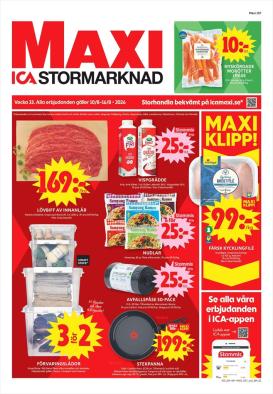 ica-maxi - Aktuellt ICA Maxi reklamblad från måndag, 10/08/2026 till söndag, 16/08/2026