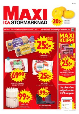 ica-maxi - ICA Maxi-reklambladet giltigt från 13/10 - 19/10
