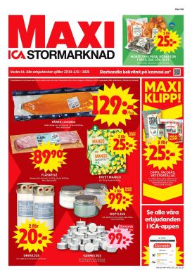 ica-maxi - ICA Maxi-reklambladet giltigt från 27/10 - 02/11