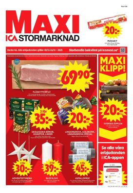 ica-maxi - ICA Maxi-reklambladet giltigt från 10/11 - 16/11