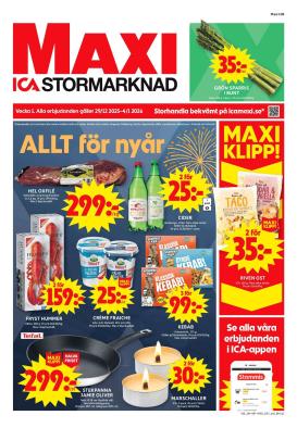 ica-maxi - ICA Maxi-reklambladet giltigt från 29/12 - 04/01