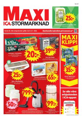 ica-maxi - ICA Maxi-reklambladet giltigt från 26/01 - 01/02