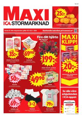 ica-maxi - ICA Maxi-reklambladet giltigt från 09/02/2026 - 15/02/2026