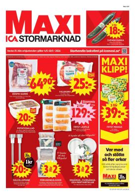 ica-maxi - Aktuellt ICA Maxi reklamblad giltigt från måndag 04/05/2026 till söndag 10/05/2026