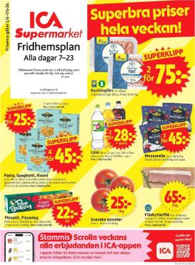 ica-supermarket - Aktuellt ICA Supermarket reklamblad från måndag, 01/06/2026 till söndag, 07/06/2026