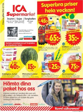 ica-supermarket - Aktuellt ICA Supermarket reklamblad från måndag, 29/06/2026 till söndag, 05/07/2026