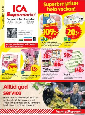 ica-supermarket - ICA Supermarket-reklambladet giltigt från 22/09 - 28/09