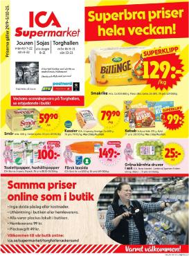 ica-supermarket - ICA Supermarket-reklambladet giltigt från 29/09 - 05/10