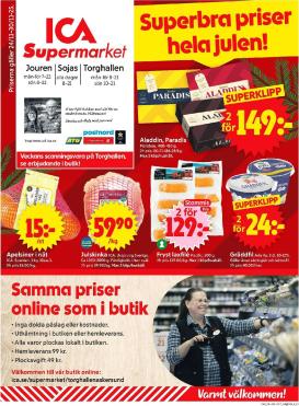 ica-supermarket - ICA Supermarket-reklambladet giltigt från 24/11 - 30/11