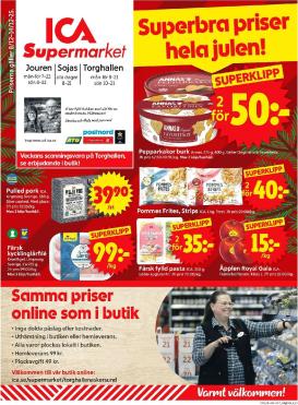 ica-supermarket - ICA Supermarket-reklambladet giltigt från 08/12 - 14/12