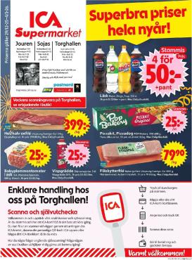 ica-supermarket - ICA Supermarket-reklambladet giltigt från 29/12 - 04/01