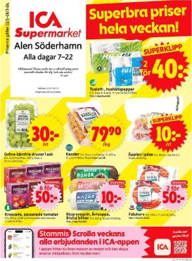 ica-supermarket - ICA Supermarket-reklambladet giltigt från 12/01 - 18/01