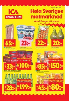 ica-kvantum - Aktuellt ICA Kvantum reklamblad från måndag, 25/05/2026 till söndag, 31/05/2026