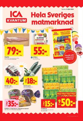 ica-kvantum - Aktuellt ICA Kvantum reklamblad från måndag, 08/06/2026 till söndag, 14/06/2026