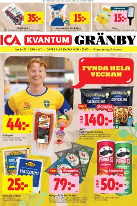 ica-kvantum - Aktuellt ICA Kvantum reklamblad från måndag, 29/06/2026 till söndag, 05/07/2026