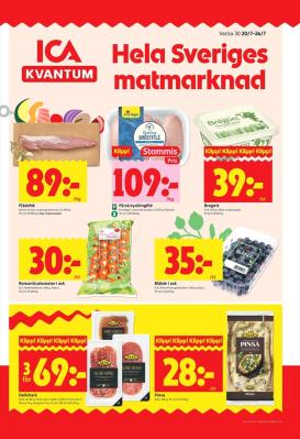 ica-kvantum - Aktuellt ICA Kvantum - Veckans reklamblad reklamblad från måndag, 20/07/2026 till söndag, 26/07/2026
