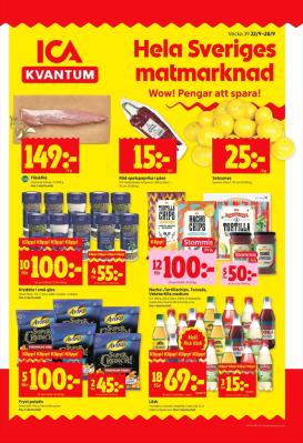 ica-kvantum - ICA Kvantum-reklambladet giltigt från 22/09 - 28/09