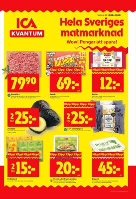 ica-kvantum - ICA Kvantum-reklambladet giltigt från 13/10 - 19/10